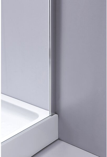BPS-koupelny Pětiúhelníkový sprchový kout HYD-PK91B 90x90 chrom/transparent + vanička HYD-PSV-SXL07B bílá