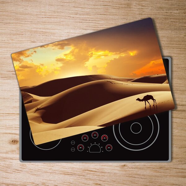 Kuchyňská deska skleněná Velbloud Sahara pl-ko-80x52-f-62618383