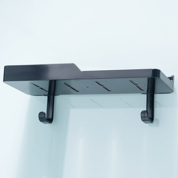 BPS-koupelny Hydromasážní box HYD-LI80, 80x80 cm, černá/transparent