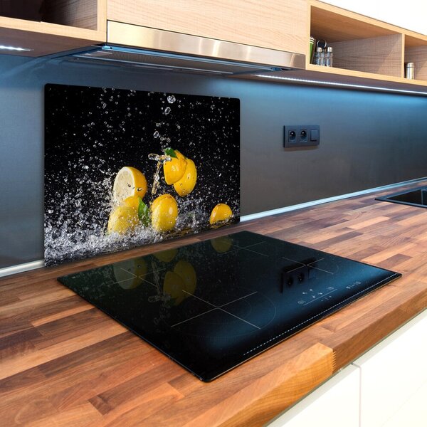 Deska na krájení chleba skleněná Citrony a voda pl-ko-80x52-f-64818305