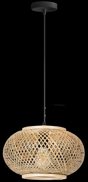 Toolight Toolight, stropní svítidlo ve stylu Boho 1xE27 APP1247-1CP, přírodní, OSW-01410