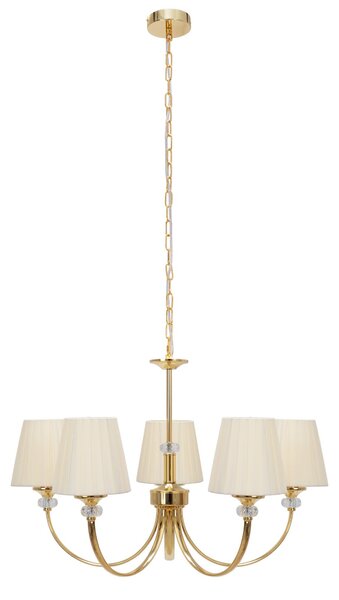 Toolight Toolight, stropní lampa 5xE14 APP1014-5CP, béžová, OSW-05557