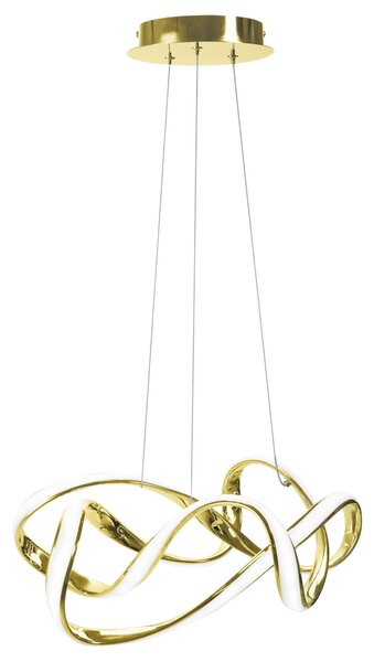 Toolight - LED stropní svítidlo APP821-CP + dálkové ovládání, zlatá, OSW-06882