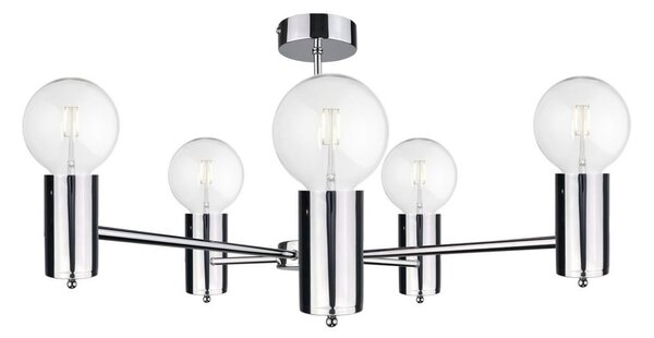 Lustr na tyči ARD 5xE27/60W/230V lesklý chrom