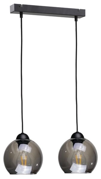 Lustr na lanku UNO 2xE27/60W/230V černá