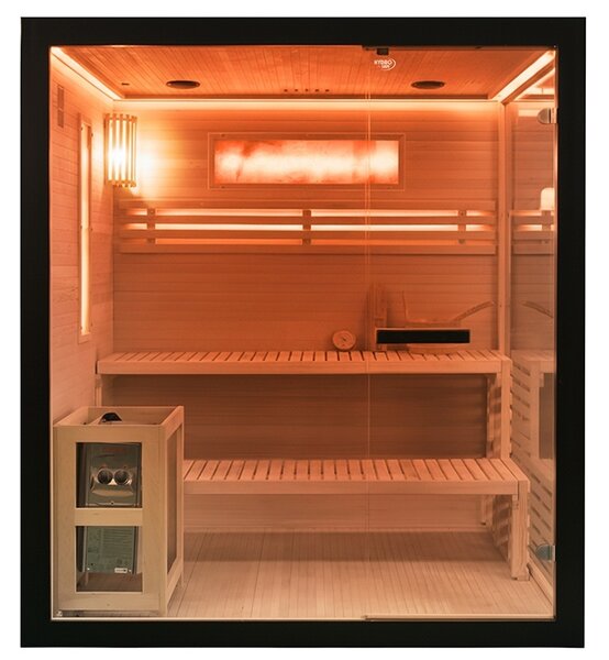 BPS-koupelny Finská sauna Relax HYD-6718 150x140, 3 osoby