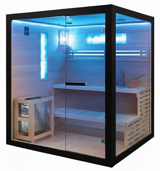 BPS-koupelny Finská sauna Relax HYD-6718 150x140, 3 osoby