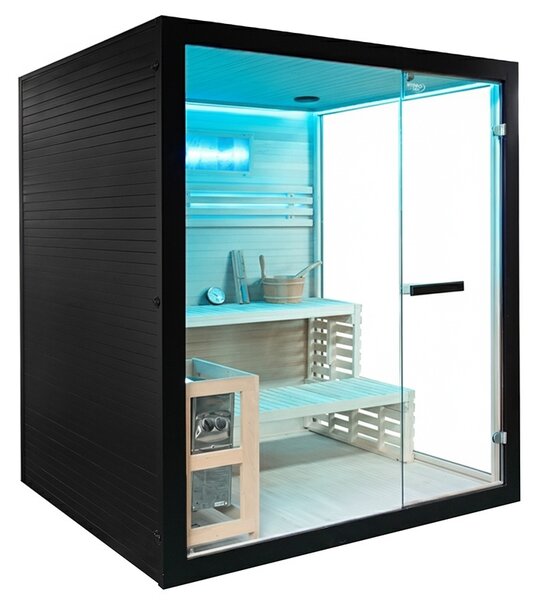 BPS-koupelny Finská sauna Relax HYD-6718 150x140, 3 osoby
