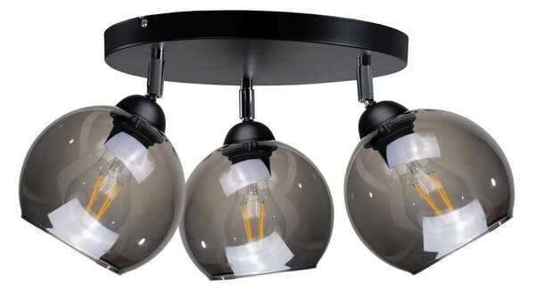 Bodové svítidlo UNO 3xE27/60W/230V černá