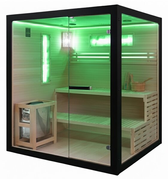 BPS-koupelny Finská sauna Relax HYD-6718 150x140, 3 osoby