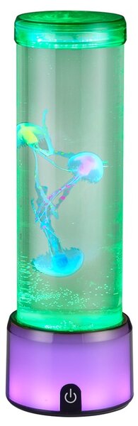 Stolní lampa MEDUSA šedá/průhledná