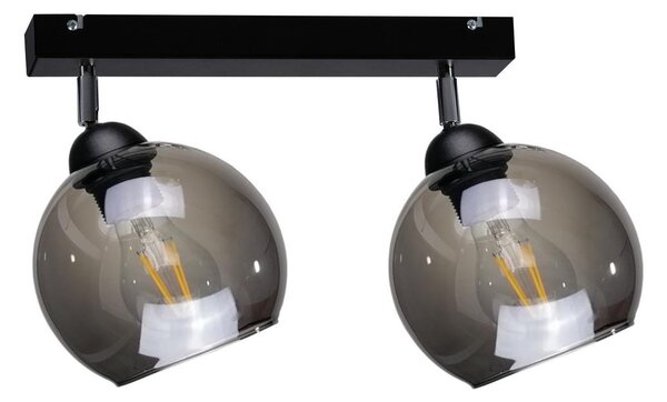 Bodové svítidlo UNO 2xE27/60W/230V černá