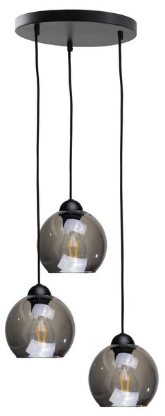 Lustr na lanku UNO 3xE27/60W/230V černá