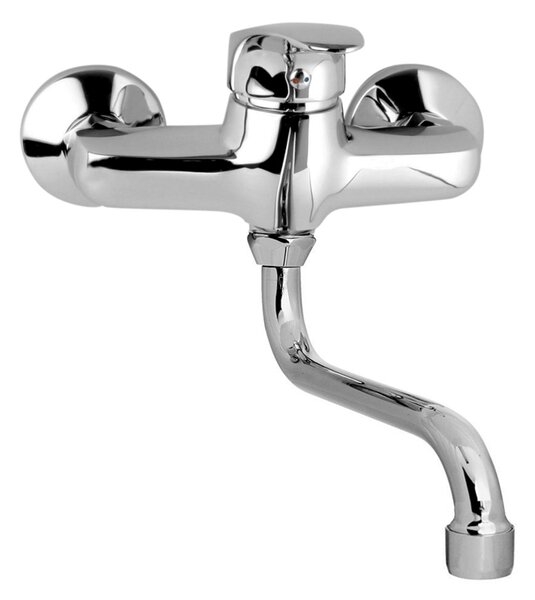 Mereo Mereo, Dřezová nástěnná baterie, Sonáta, s ramínkem trubkovým pr. 18 mm - 200 mm, chrom, CB30101N