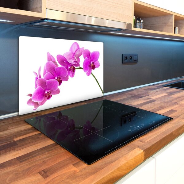 Deska na krájení skleněná Růžová orchidej pl-ko-80x52-f-67691978