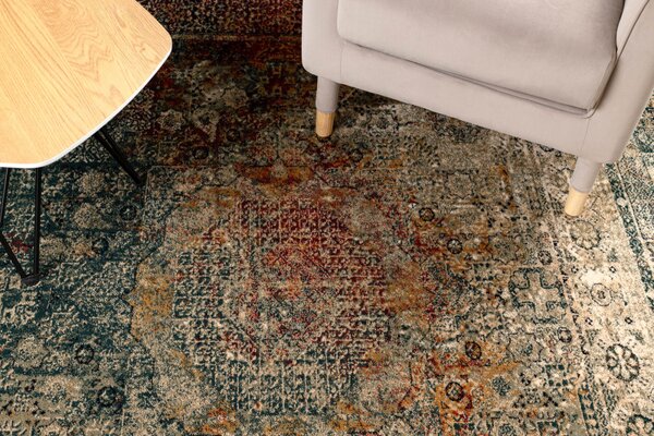 Kusový koberec vlněný Dywilan Omega Mamluk Szmaragd zelený Rozměr: 170x235 cm