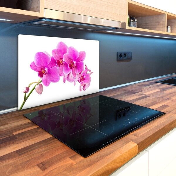 Deska na krájení skleněná Růžová orchidej pl-ko-80x52-f-67673367