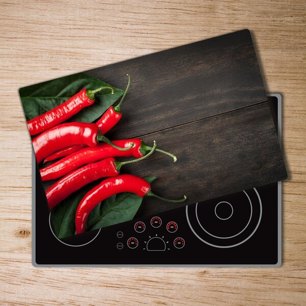 Kuchyňská deska velká skleněná Chilli pl-ko-80x52-f-68584062