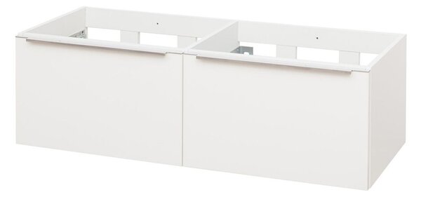 Mereo Mereo, Mailo, koupelnová skříňka 121 cm, bílá, dub, antracit, CN518S