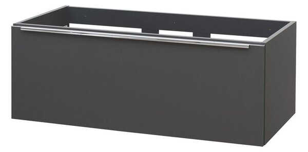 Mereo Mereo, Mailo, koupelnová skříňka 101 cm, bílá, dub, antracit, CN537S