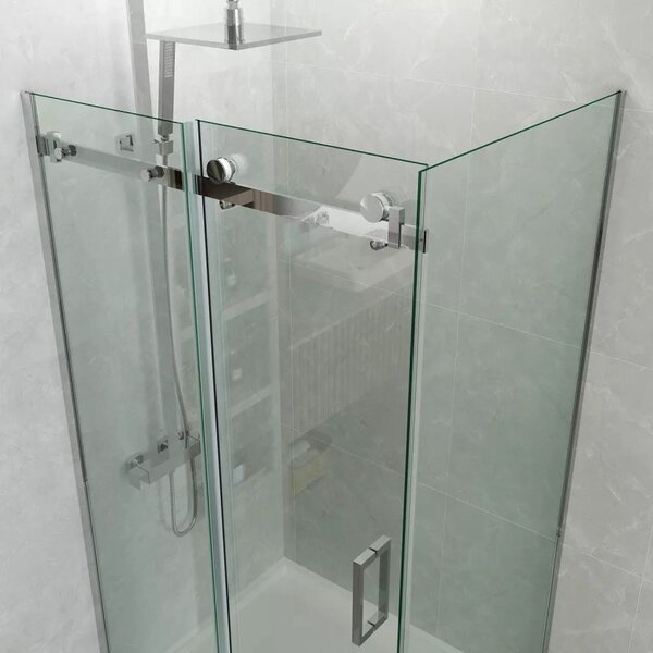 BPS-koupelny Obdélníkový sprchový kout HYD-ZBD-900 120x90 cm chrom/transparent - bez vaničky