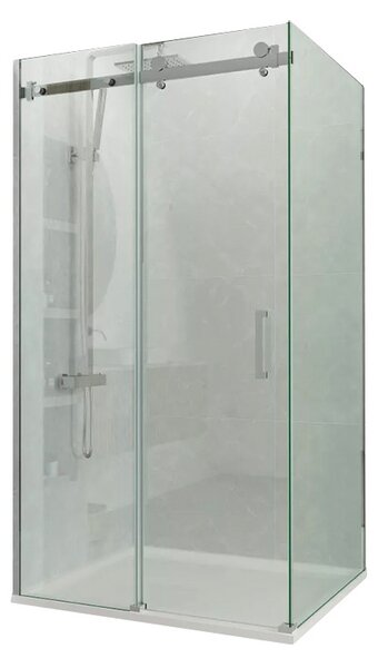 BPS-koupelny Obdélníkový sprchový kout HYD-ZBD-900 120x90 cm chrom/transparent - bez vaničky