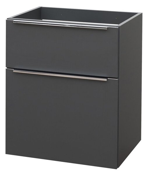 Mereo Mereo, Mailo, koupelnová skříňka 61 cm, bílá, dub, antracit, CN530S
