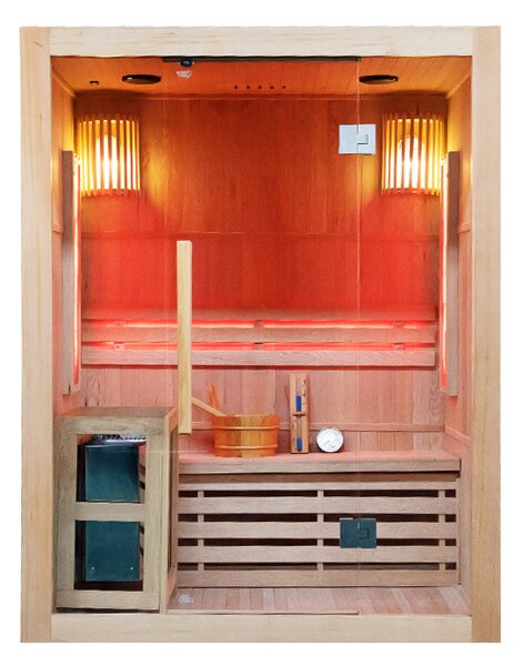 BPS-koupelny Finská sauna Relax HYD-3940 150x120, 3-4 osoby