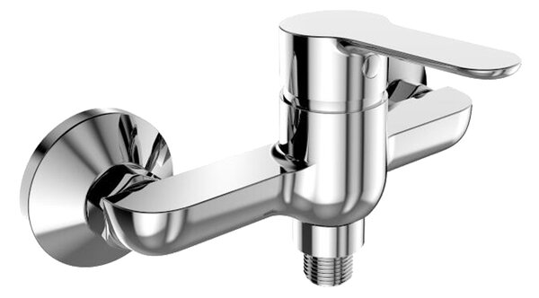 Mereo Mereo, Sprchová nástěnná baterie, Zuna, bez příslušenství, chrom, CB60103Z