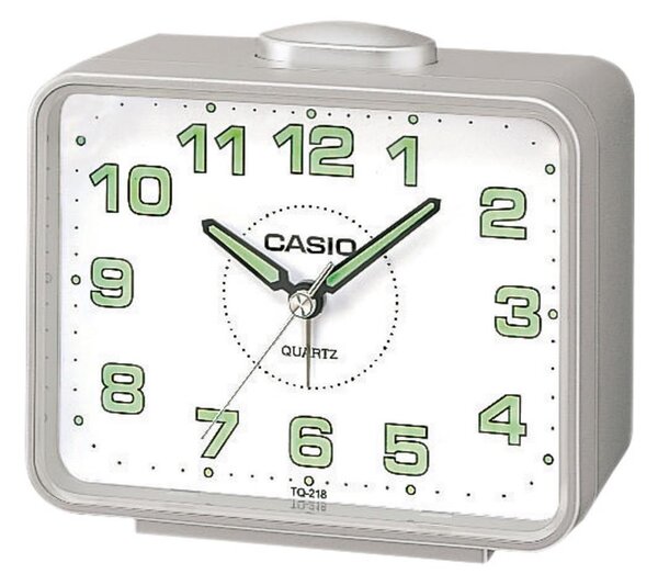 Casio - Budík 1xLR14 stříbrná