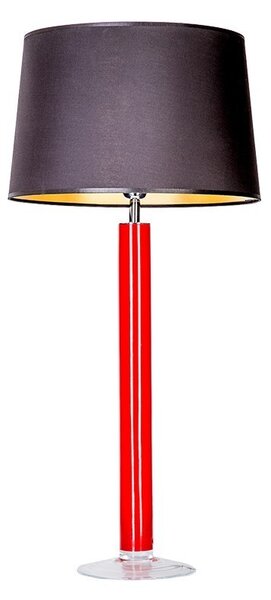 4concepts Designová stolní lampa FJORD RED Barva: Černo-bílá