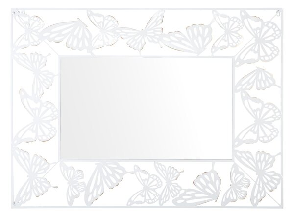 Bílé nástěnné zrcadlo Mauro Ferretti Arav 85x1x115 cm