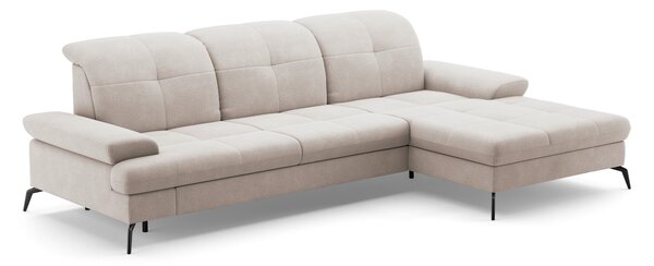 ROHOVÁ SEDAČKA, textil, šedobéžová Sit & More - Sedací soupravy, Online Only