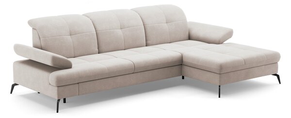 ROHOVÁ SEDAČKA, textil, šedobéžová Sit & More - Sedací soupravy, Online Only