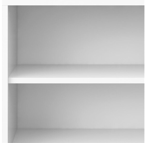 Bílá modulární knihovna 89x222 cm Prima – Tvilum