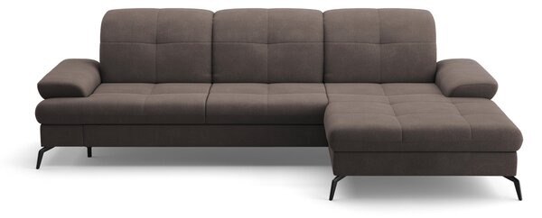 ROHOVÁ SEDAČKA, textil, barvy grafitu Sit & More - Sedací soupravy, Online Only