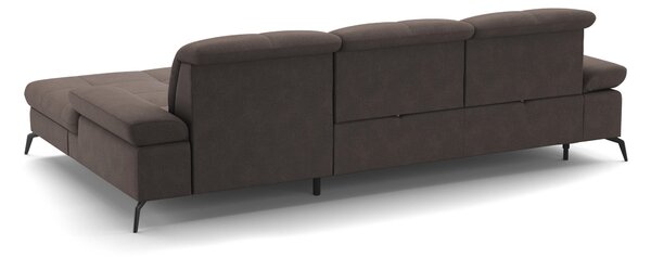 ROHOVÁ SEDAČKA, textil, barvy grafitu Sit & More - Sedací soupravy, Online Only