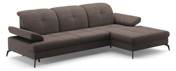 ROHOVÁ SEDAČKA, textil, barvy grafitu Sit & More - Sedací soupravy, Online Only