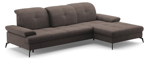 ROHOVÁ SEDAČKA, textil, barvy grafitu Sit & More - Sedací soupravy, Online Only