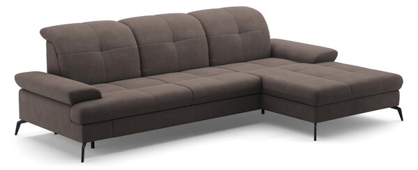ROHOVÁ SEDAČKA, textil, barvy grafitu Sit & More - Sedací soupravy, Online Only
