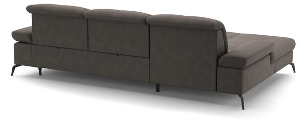 ROHOVÁ SEDAČKA, textil, barvy grafitu Sit & More - Sedací soupravy, Online Only