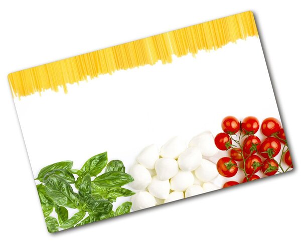 Kuchyňská deska velká skleněná Italská vlajka pl-ko-80x52-f-77880260