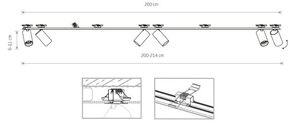 Nowodvorski Lighting Mono stropní světlo 6x10 W bílá 7832