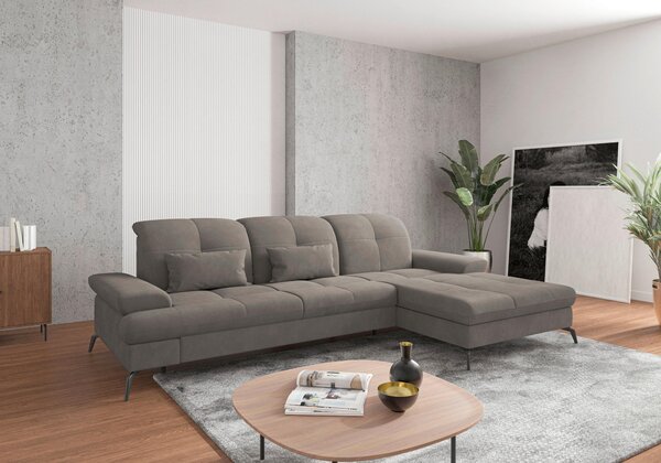 ROHOVÁ SEDAČKA, textil, jílová barva Sit & More - Sedací soupravy, Online Only