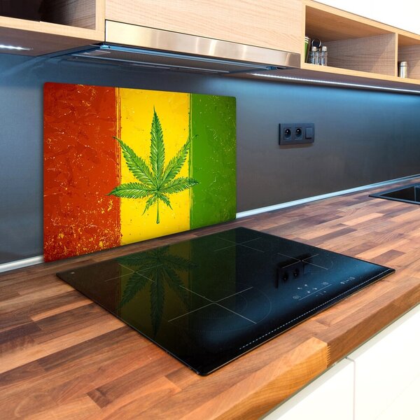 Kuchyňská deska skleněná Rasta vlajka pl-ko-80x52-f-78234957