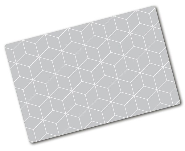 Kuchyňská deska velká skleněná Geometrické pozadí pl-ko-80x52-f-79094648
