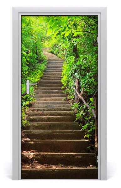 Fototapeta na dveře schody do lesa 85x205 cm