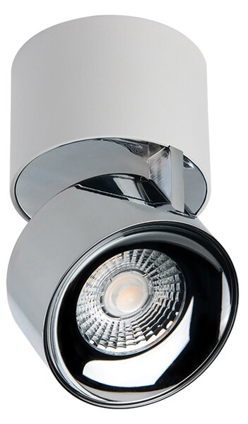 LED2 11508315DT KLIP ON stropní povrchové bodové svítidlo LED D77mm 11W/770lm 3000K TRIAC bílá, chrom