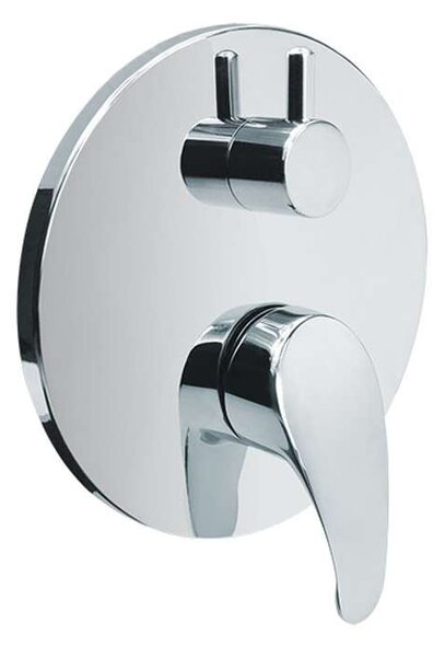 Mereo Mereo, Sprchová podomítková baterie s přepínačem, Sonáta, Mbox, kulatý kryt, CB60106A
