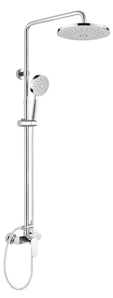 Mereo Mereo, Nástěnná sprchová baterie Viana 150 mm se sprchovou soupravou, ruční a talířovou sprchou o220mm, CBE60104SA